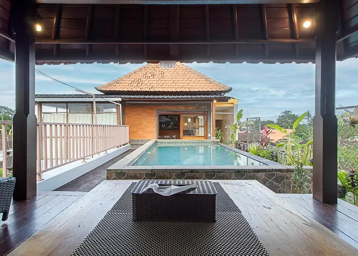 Exclusive Rooftop Romantic Private Place With Private Pool Pakis Kutuh Ubud